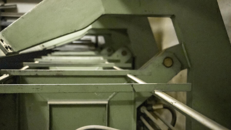 Biegemaschine Typ 69-M-6/1: Innenraum