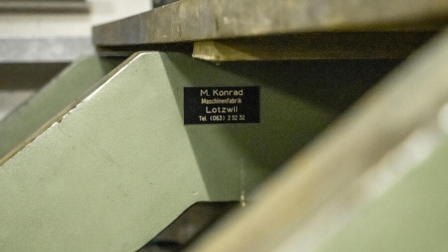 Biegemaschine Typ 69-M-6/1: Herstellerangabe