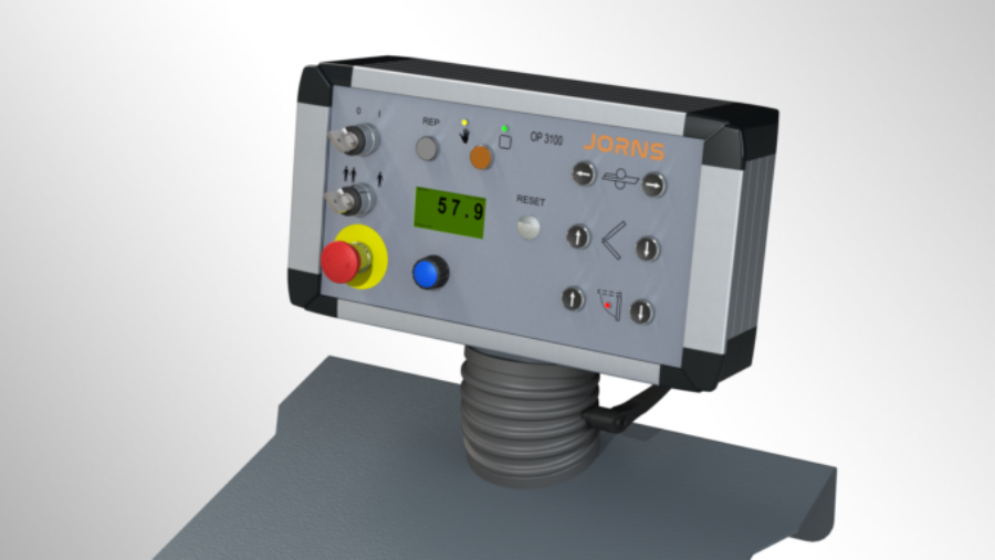 OP3100 Einfachsteuerung: Einmessen mit Meterstab